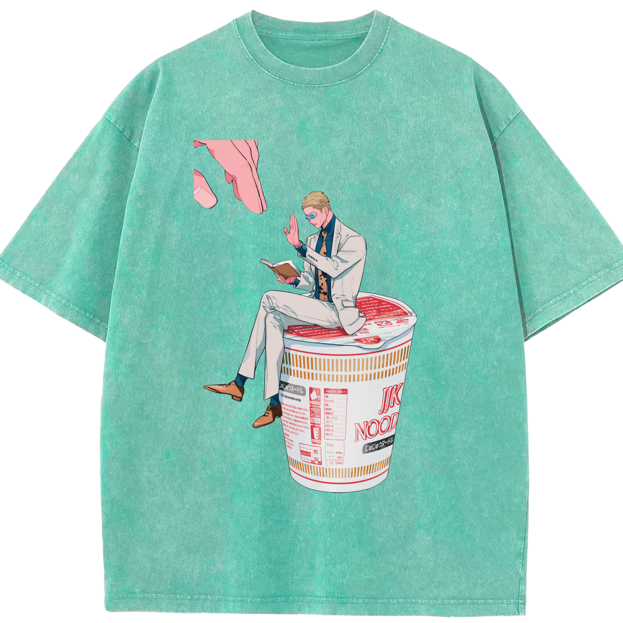 （画像用） 呪術廻戦 Jujutsu Kaisen 綿100% ヴィンテージ風 半袖Tシャツ（フロントプリント）